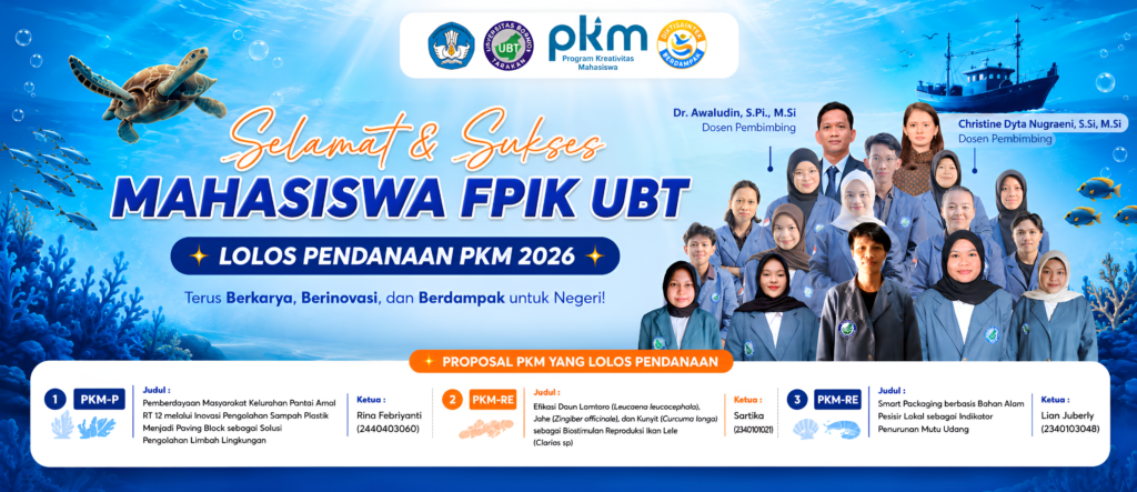 Banner PKM FPIK UBT 2026 - Mahasiswa Berprestasi